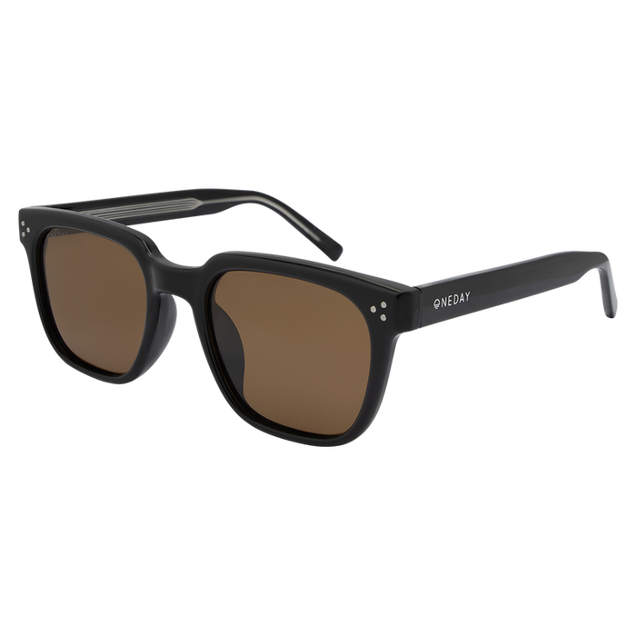 Oneday Sunglasses - Parker (Black/Brown)
