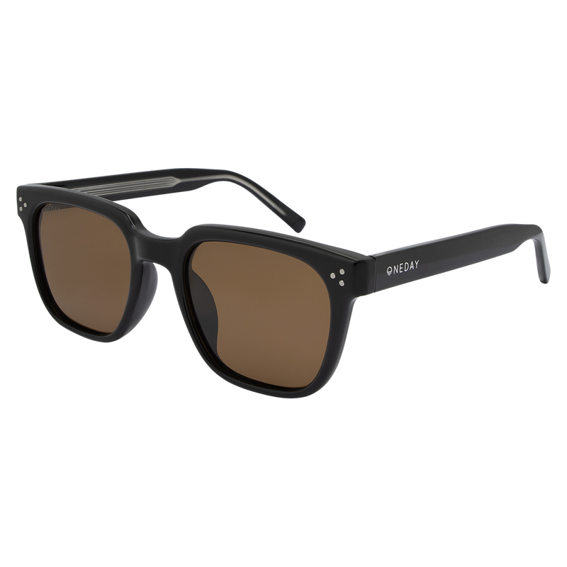 Oneday Sunglasses - Parker (Black/Brown)