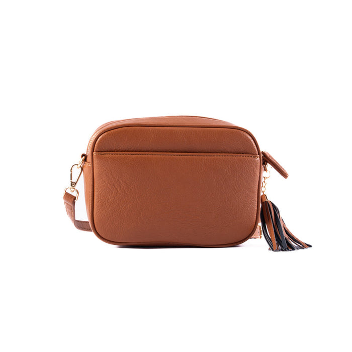 Liv & Milly - Sally Crossbody (Tan & Gold)