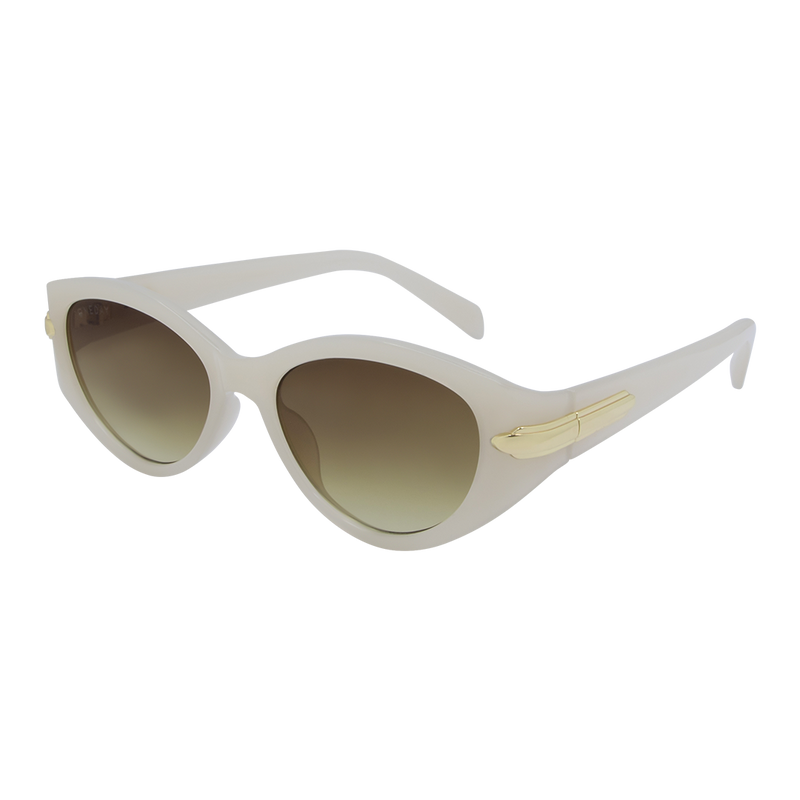 Oneday Sunglasses - Sofia (Cream/Brown)