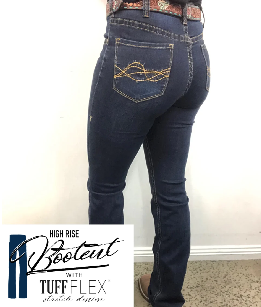 Cowgirl Tuff Jeans - Indigo Classic