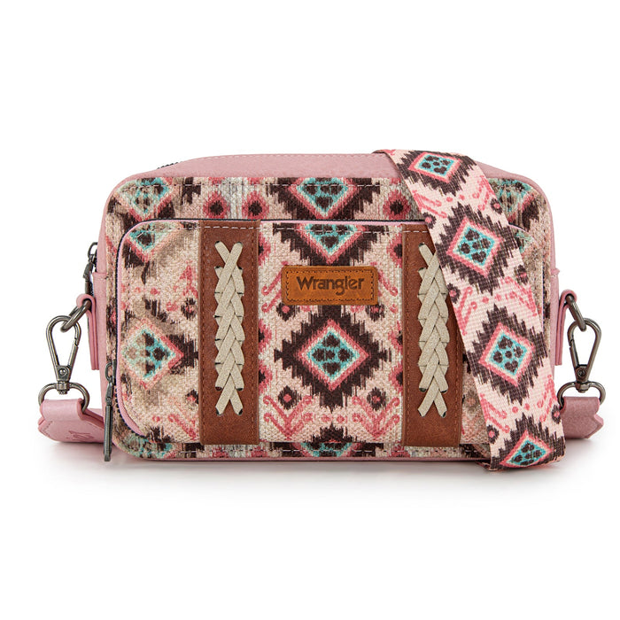 Wrangler Southwestern Crossbody - Dark Pink (WG130-3003DPK)