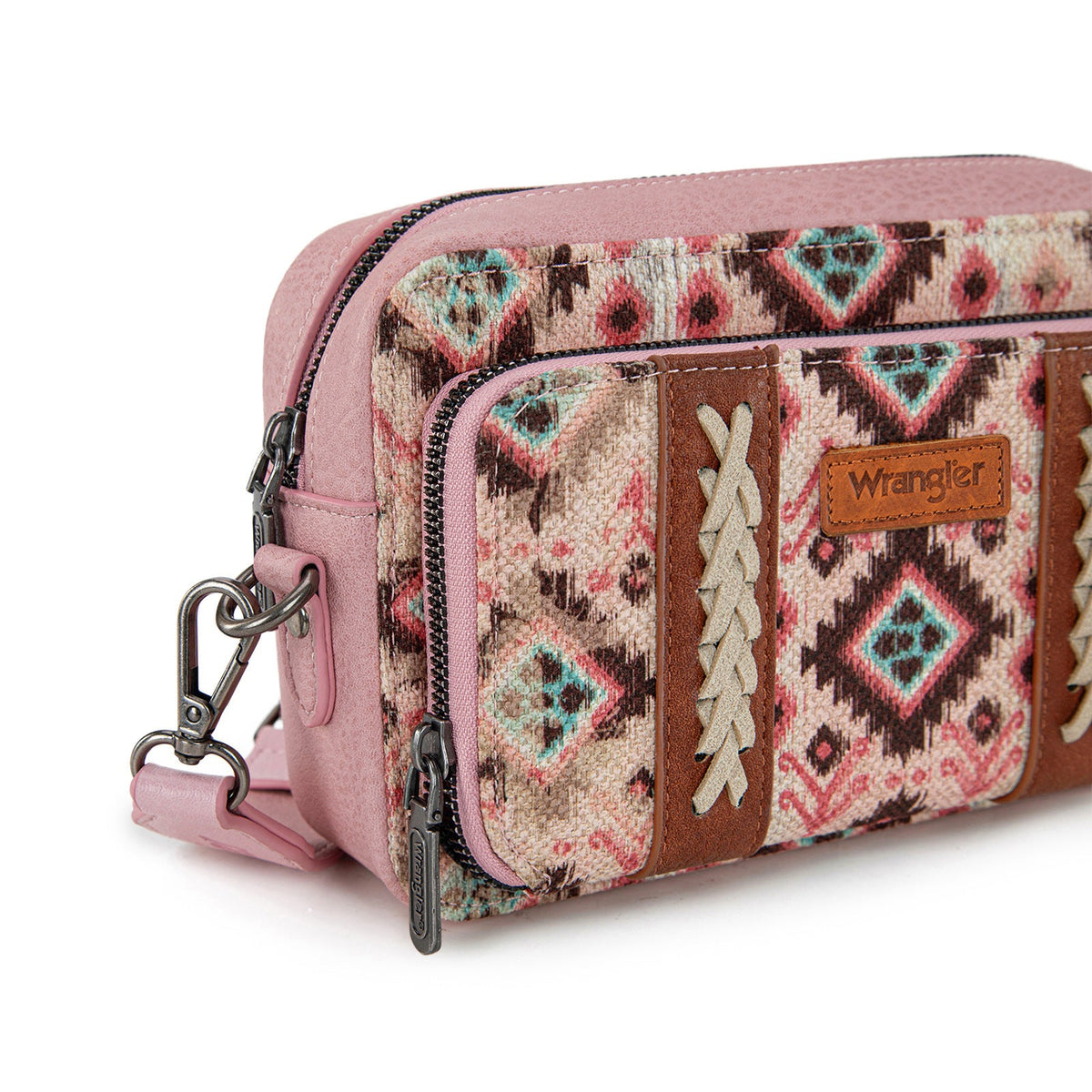 Wrangler Southwestern Crossbody - Dark Pink (WG130-3003DPK)