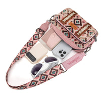 Wrangler Southwestern Crossbody - Dark Pink (WG130-3003DPK)