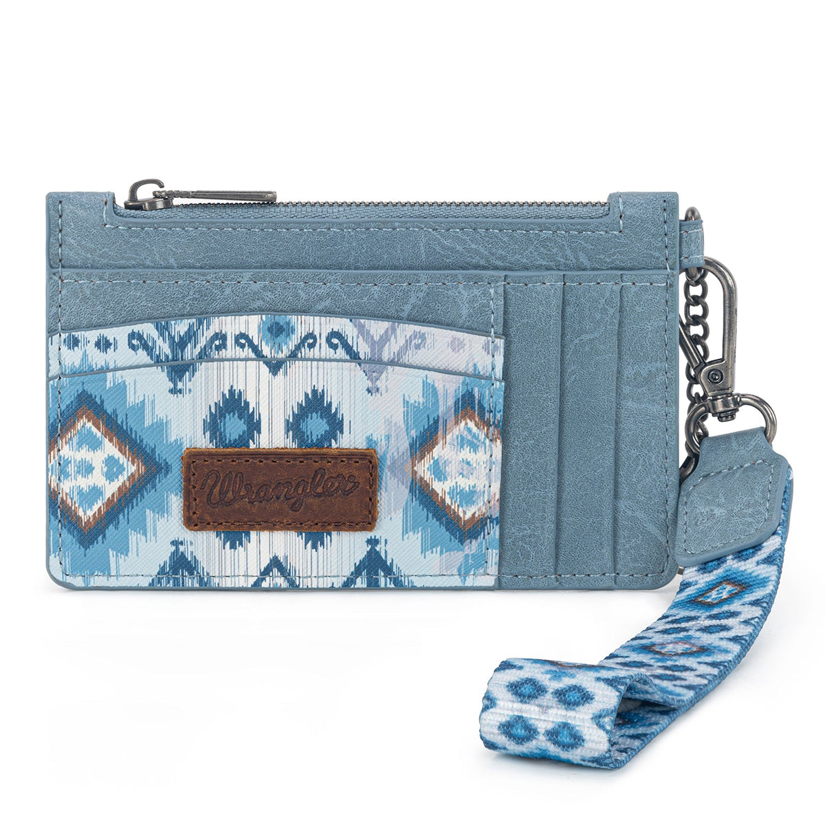 Wrangler Aztec Key Chain Wristlet Card Wallet - Jean (WG137-W0092JN)