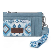 Wrangler Aztec Key Chain Wristlet Card Wallet - Jean (WG137-W0092JN)