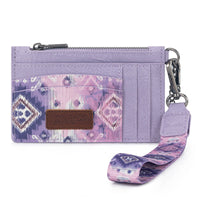 Wrangler Aztec Key Chain Wristlet Card Wallet - Purple (WG137-W0092PP)