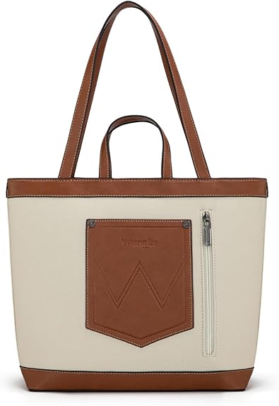 Wrangler Canvas Tote - Tan (WG142-2002TN)