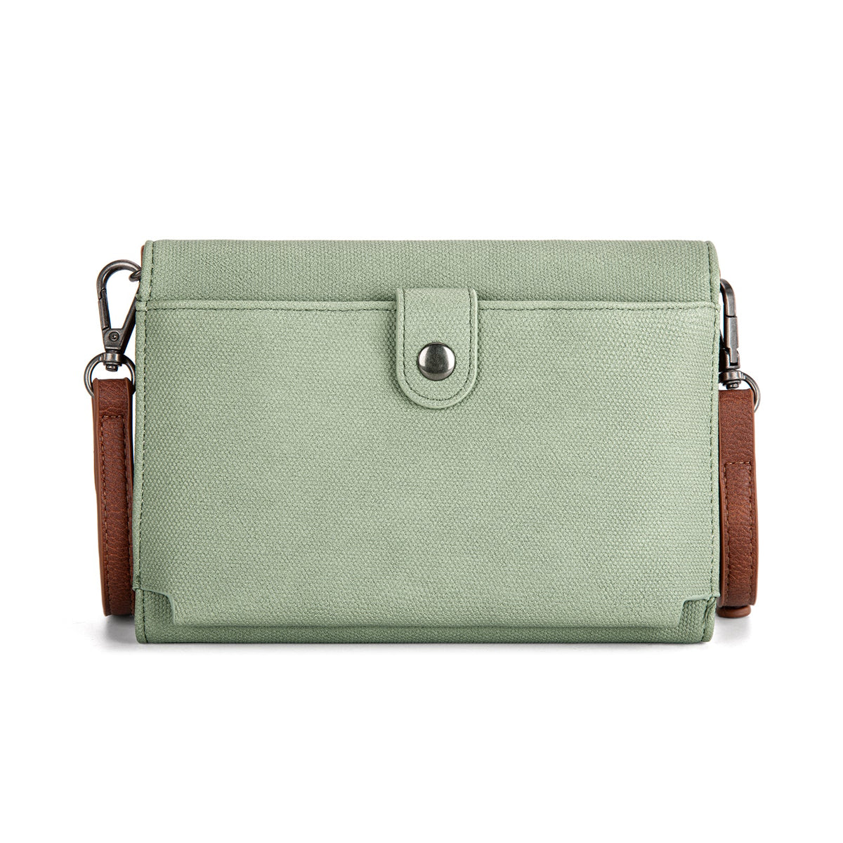 Wrangler Waxed Canvas Crossbody/Wallet - Light Green (WG171-1833LGN)
