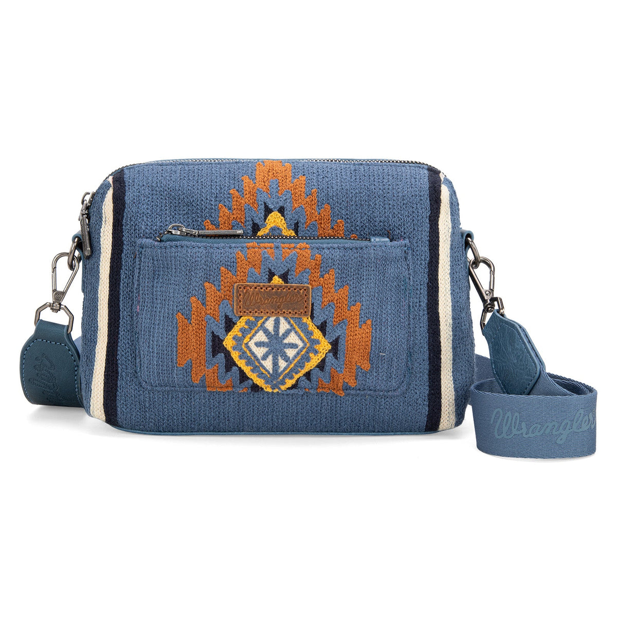 Wrangler Aztec Knitted Crossbody - Jean (WG174-1832JN)