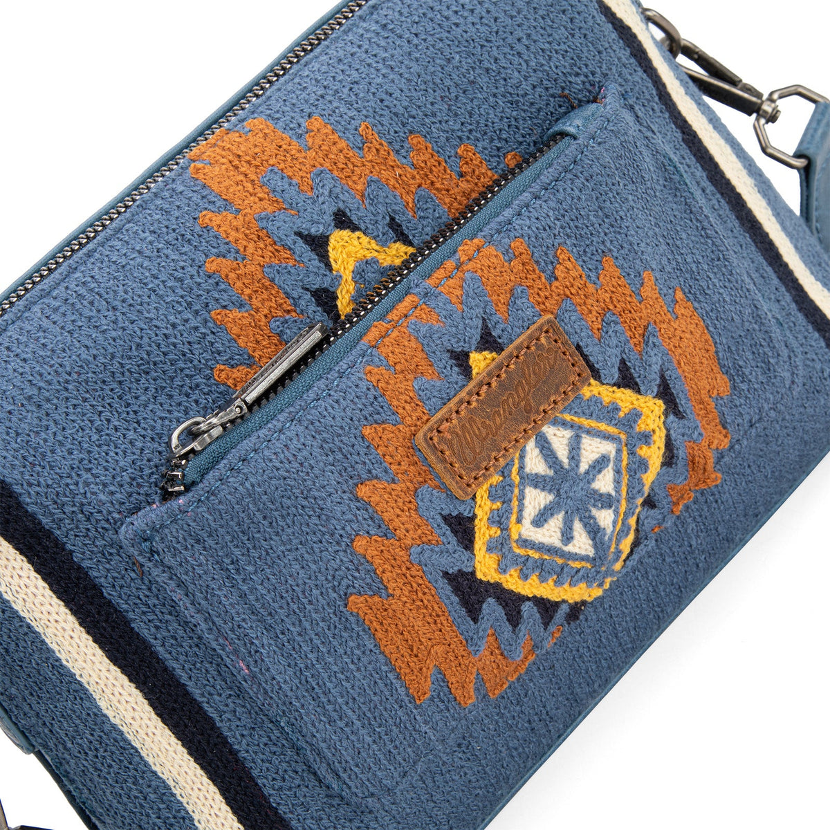Wrangler Aztec Knitted Crossbody - Jean (WG174-1832JN)