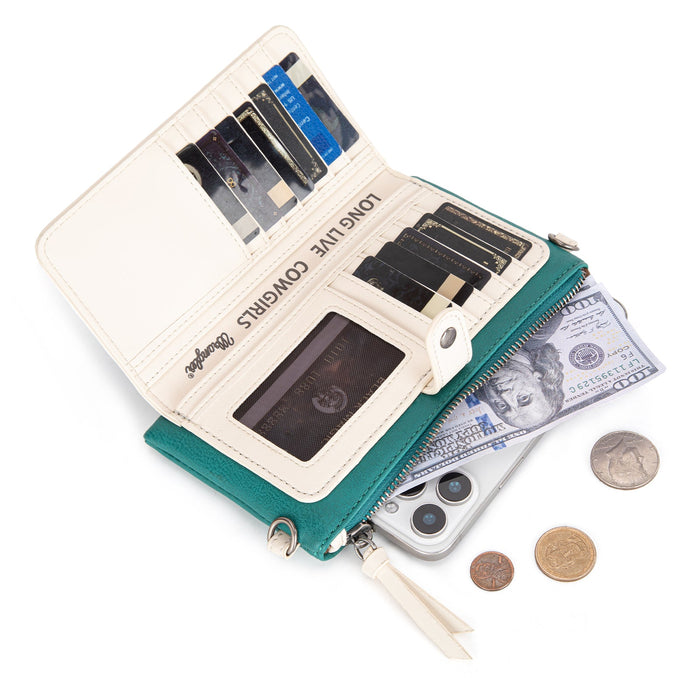 Wrangler Crossbody/Wallet - Turquoise (WG184-1813)