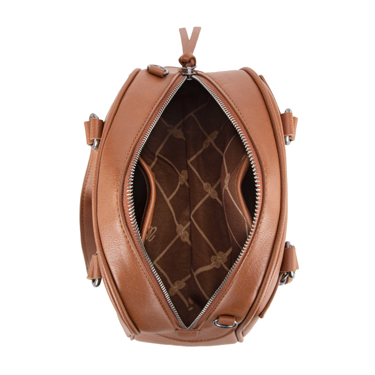 Wrangler Whipstitch Satchel Handbag - Brown (WG185-5112BR)