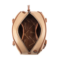 Wrangler Whipstitch Satchel Handbag - Tan (WG185-5112TN)