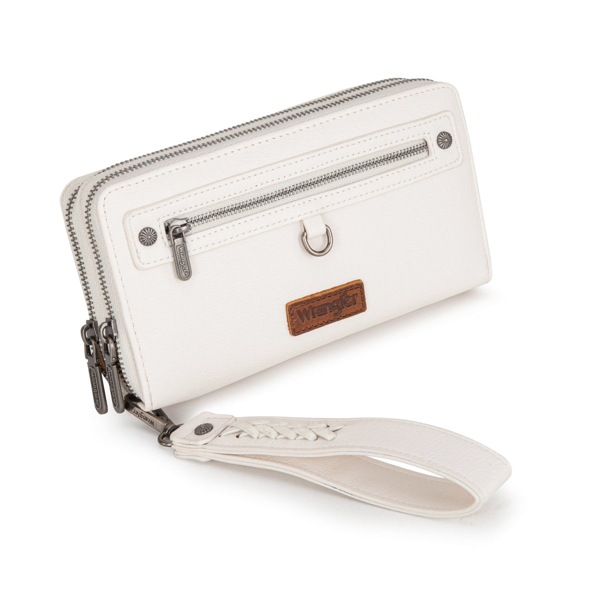 Wrangler Dual Zipper Compartment Wallet - Beige (WG185-W050BG)