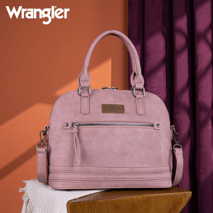 Wrangler Classic Barrel Handbag - Dark Pink (WG186-9112DPK)