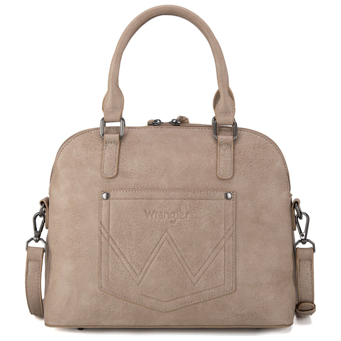 Wrangler Classic Barrel Handbag - Tan (WG186-9112TN)