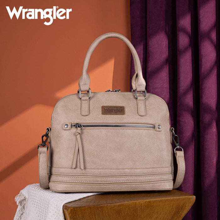 Wrangler Classic Barrel Handbag - Tan (WG186-9112TN)