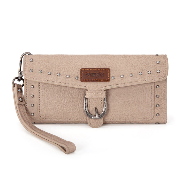 Wrangler Wallet/ Wristlet With Detachable Card Holder - Khaki (WG195-W055KH)
