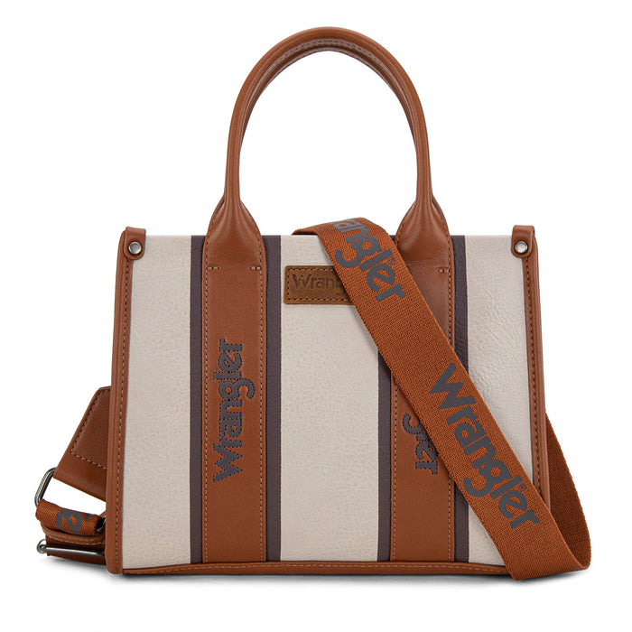Wrangler Colour Block Small Tote/ Crossbody - Brown (WG208-8120SBR)