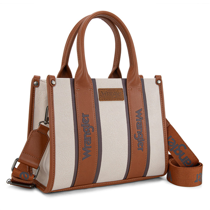 Wrangler Colour Block Small Tote/ Crossbody - Brown (WG208-8120SBR)
