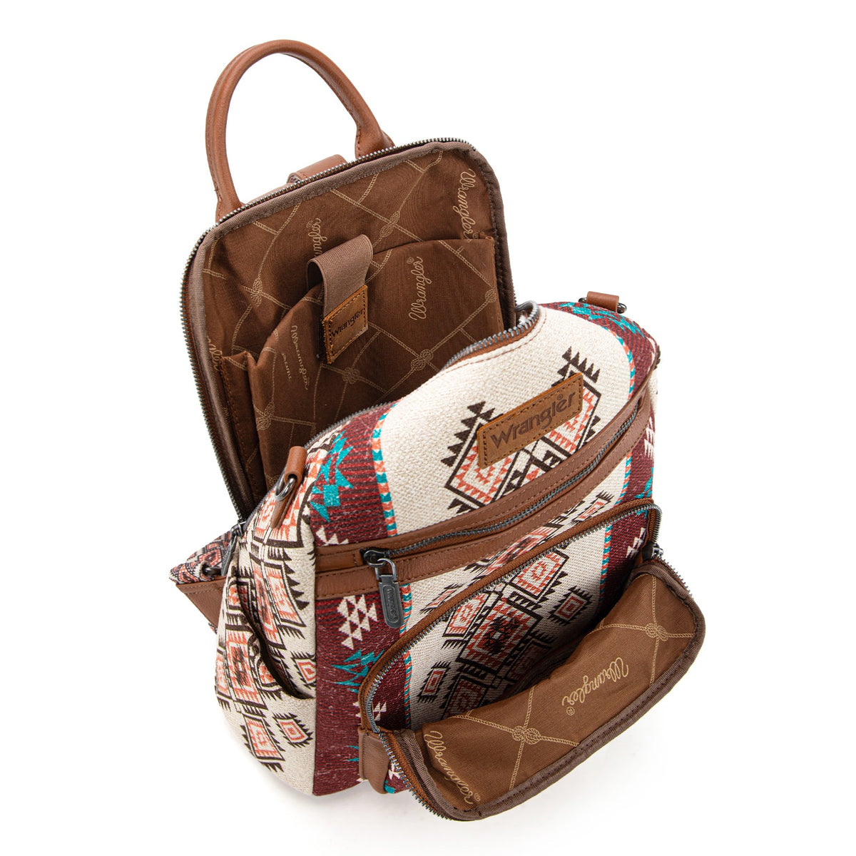 Wrangler Aztec Backpack - Brown (WG213-9110BR)