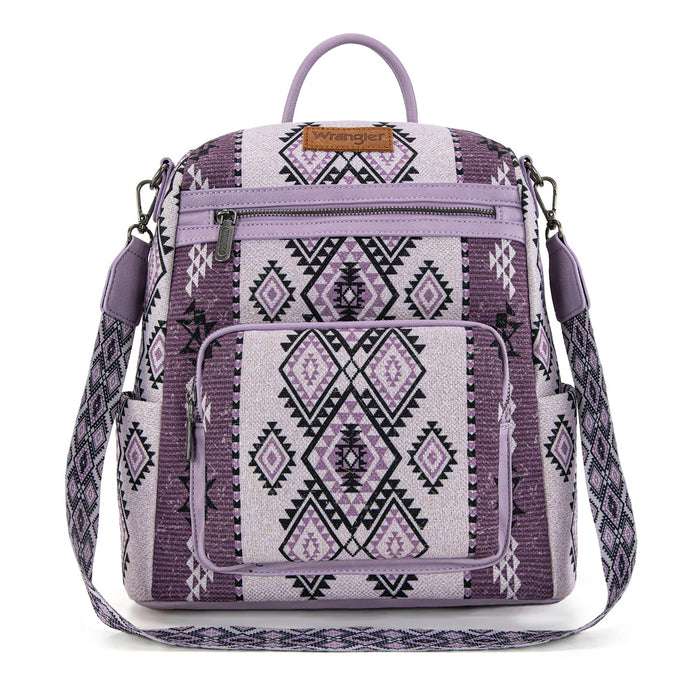 Wrangler Aztec Backpack - Purple (WG213-9110PP)