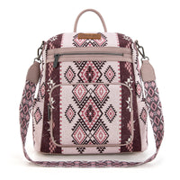 Wrangler Aztec Backpack - Pink (WG213-9110PK)