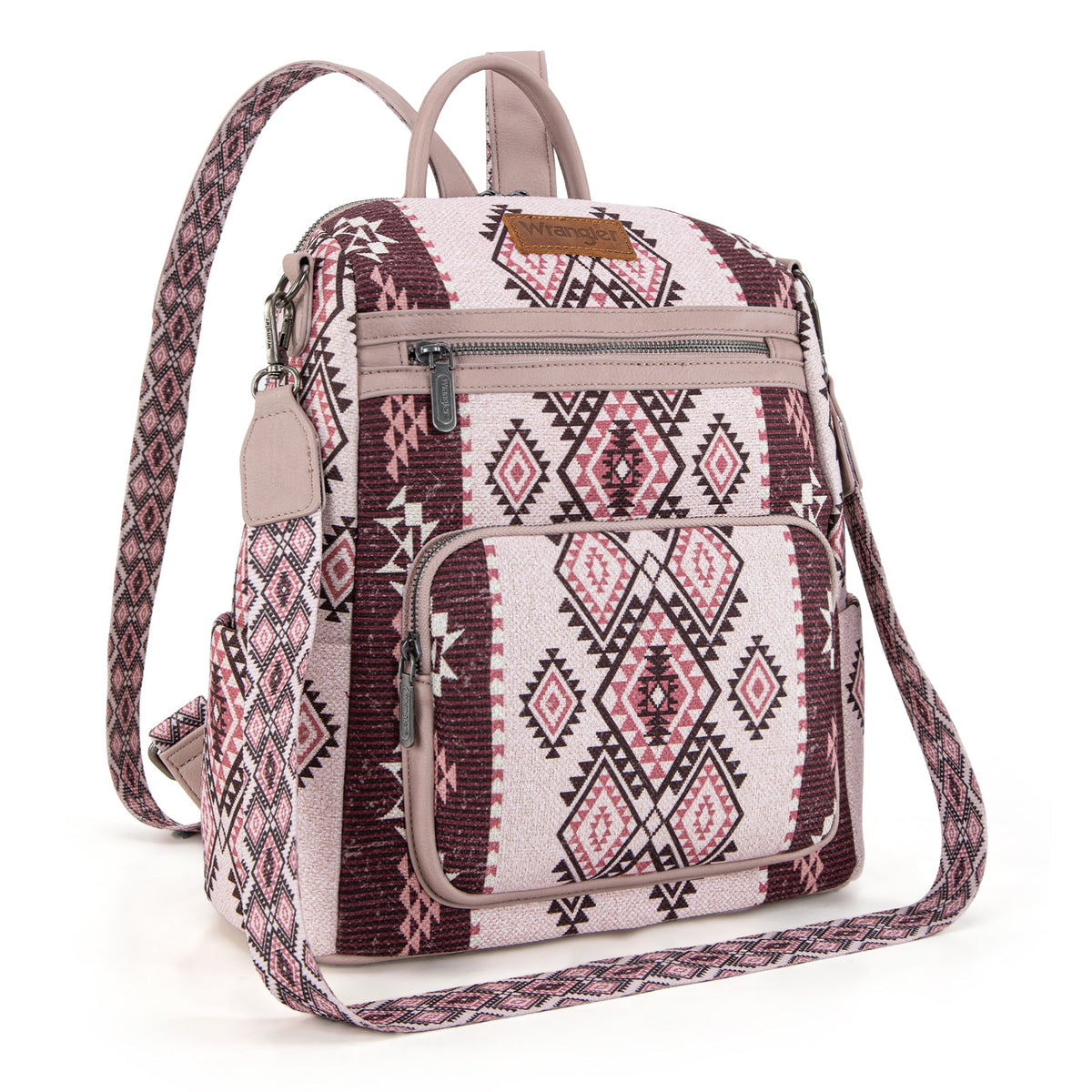 Wrangler Aztec Backpack - Pink (WG213-9110PK)