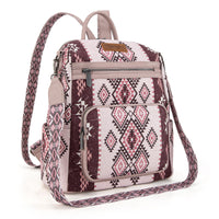 Wrangler Aztec Backpack - Pink (WG213-9110PK)