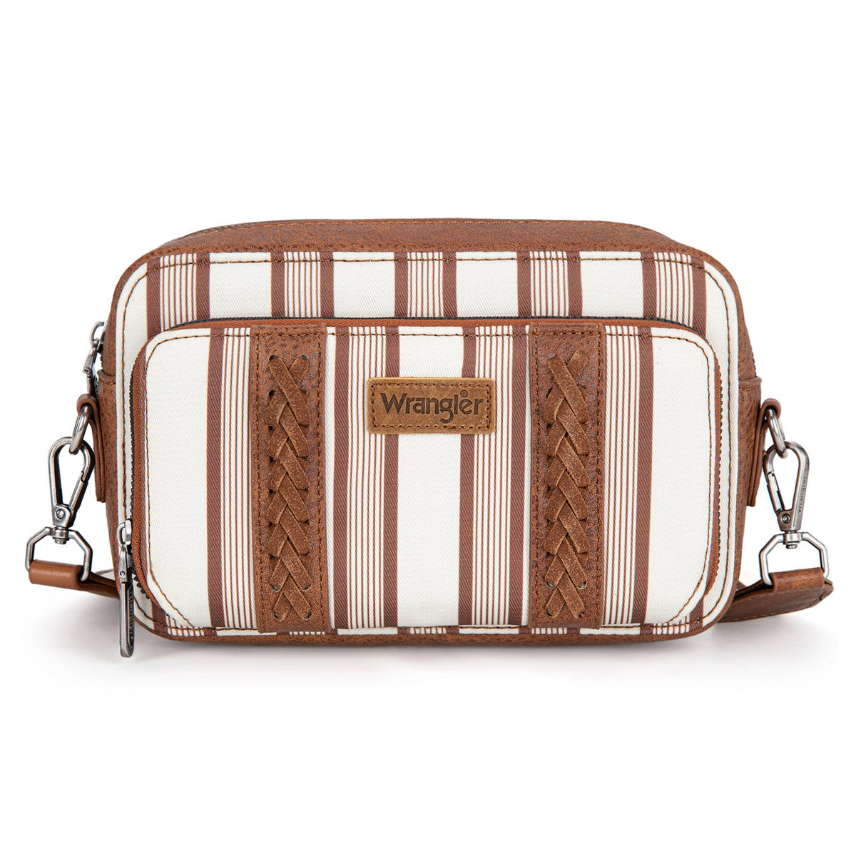 Wrangler Aztec Crossbody - Brown Stripe