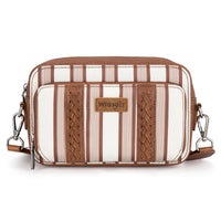 Wrangler Aztec Crossbody - Brown Stripe