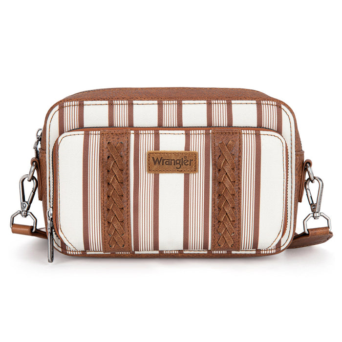 Wrangler Aztec Crossbody - Brown Stripe