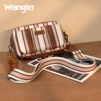 Wrangler Aztec Crossbody - Brown Stripe