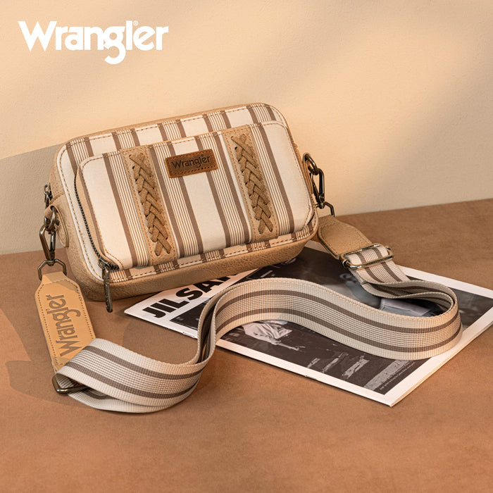 Wrangler Aztec Crossbody - Khaki Stripe