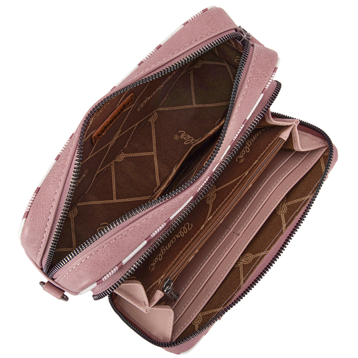 Wrangler Aztec Crossbody - Pink Stripe