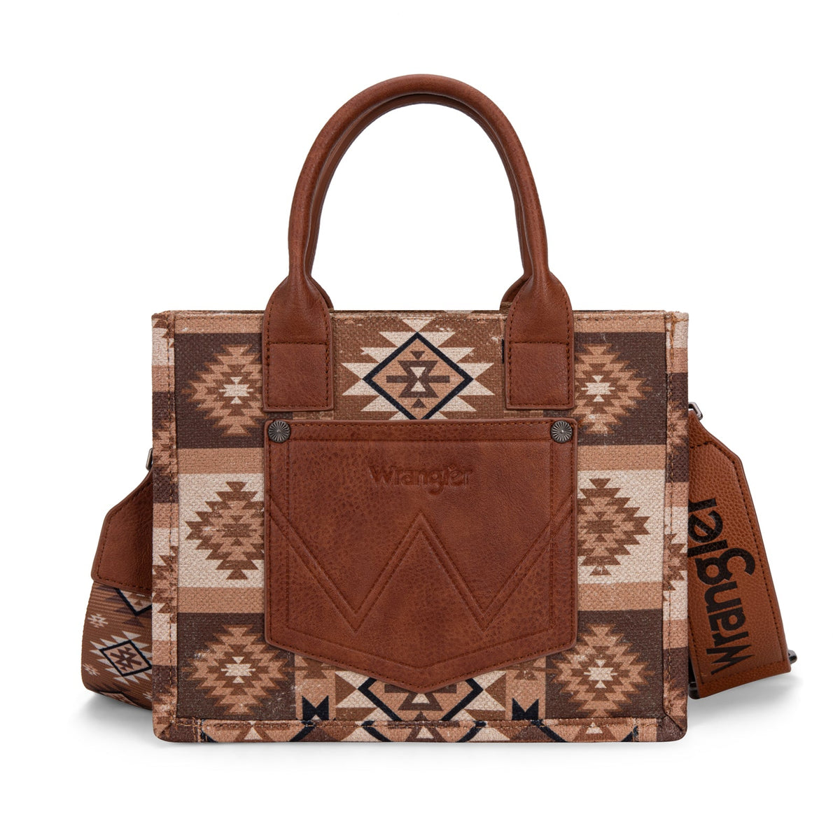 Wrangler Mini Tote - Brown (WG2209-8120SBR)