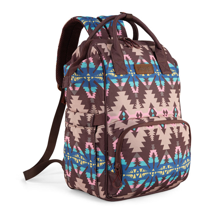 Wrangler Aztec Printed Callie Backpack - Coffee (WG2210-9110CF)