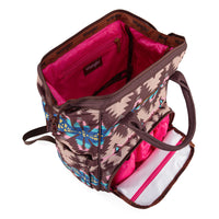 Wrangler Aztec Printed Callie Backpack - Coffee (WG2210-9110CF)