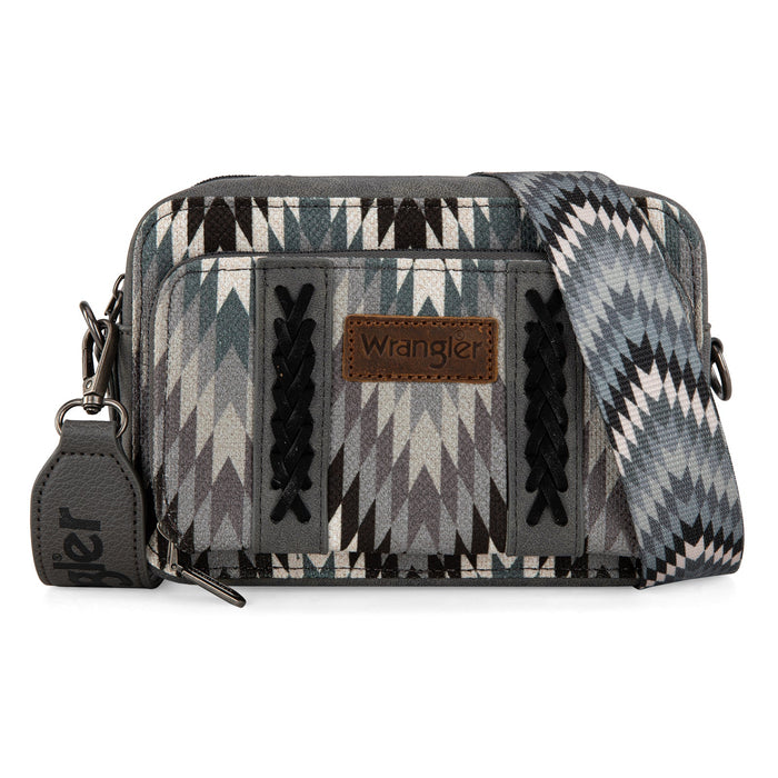 Wrangler South West Aztec Crossbody - Gray