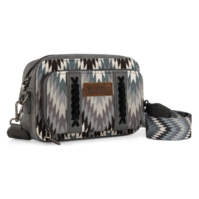 Wrangler South West Aztec Crossbody - Gray