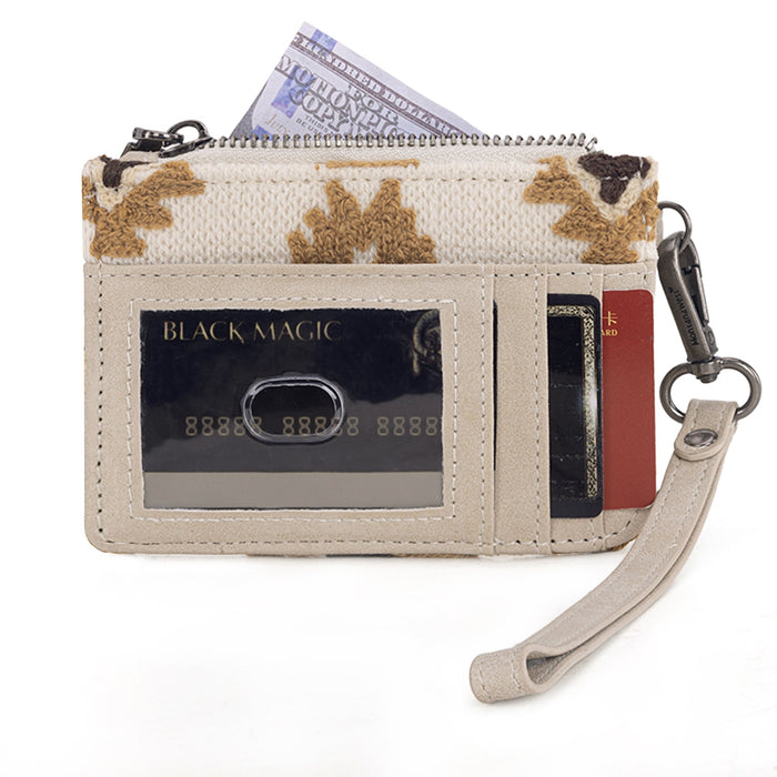 Wrangler Aztec Print Card Wallet - Beige (WG226-W0069BG)