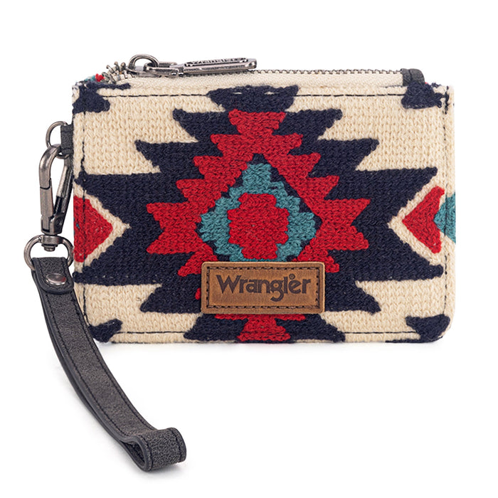 Wrangler Aztec Print Card Wallet - Black (WG226-W0069BK)