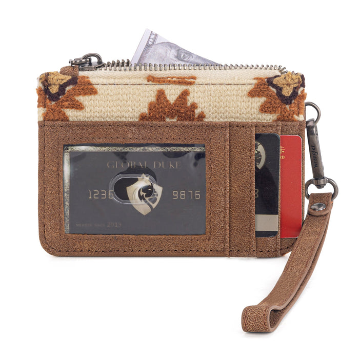 Wrangler Aztec Print Card Wallet - Brown (WG226-W0069BR)