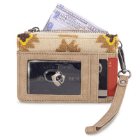 Wrangler Aztec Print Card Wallet - Tan (WG226-W0069TN)