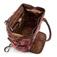 Wrangler Vintage Retro Cowboy Cool Print Backpack - Hot Pink (WG60-9110HPK)