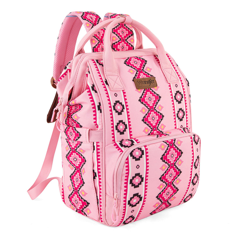 Wrangler Allover Aztec Dual Sided Backpack (WG2204-9110PK)