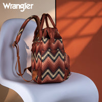 Wrangler Aztec Printed Callie Backpack - Brown (WG2211-9110BR)
