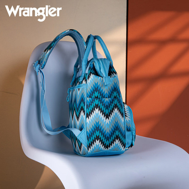 Wrangler Aztec Printed Callie Backpack - Jean (WG2211-9110JN)