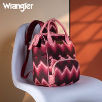 Wrangler Aztec Printed Callie Backpack - Dark Pink (WG2211-9110DPK)